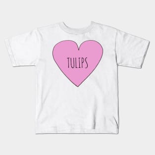Love Tulips Kids T-Shirt